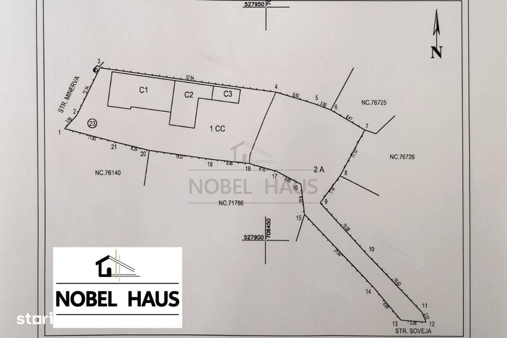 Teren 1070 mp si casa demolabila, in Barlad, zona Gara, str. Minerva