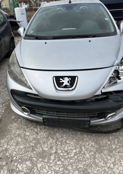 Peugeot 207 cc 1,6 HDI, Пежо 207 2009, За части кабриолет Пежо