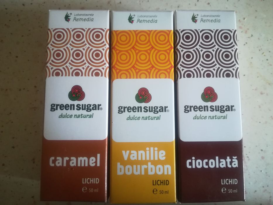 Îndulcitor natural din Stevie cu aroma de caramel/ciocolata/vanilie
