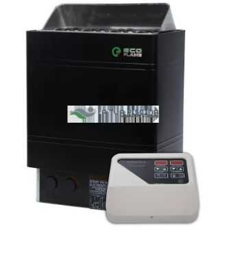 Incalzitor sauna 9kw cu panou extern digital Eco Flame