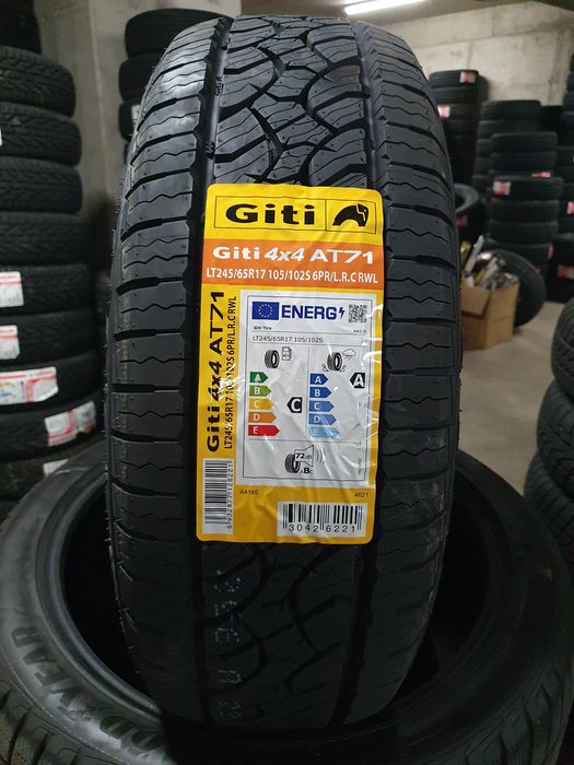 Lt245/65r17 Giti 4x4 At71 105/102s 6pr. Rwl Giti 3422