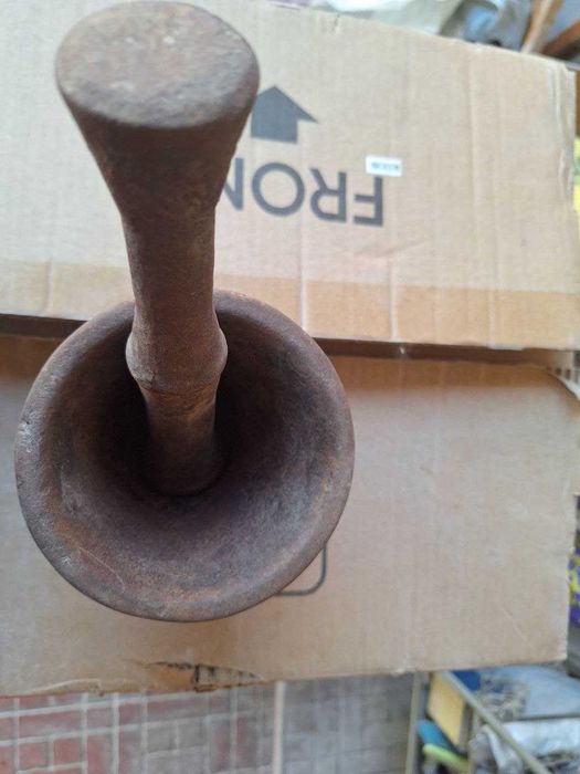 ступа с пестиком, железная