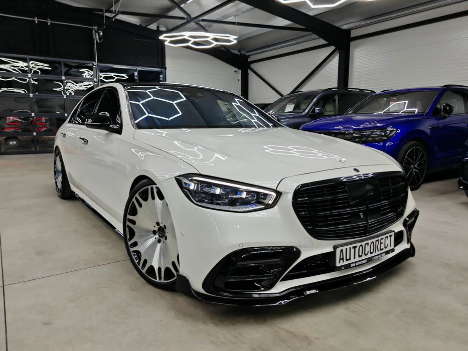 Mercedes-Benz S Long/Pachet Brabus/Jante22Monobloc/2023/19000km/Alb perlat