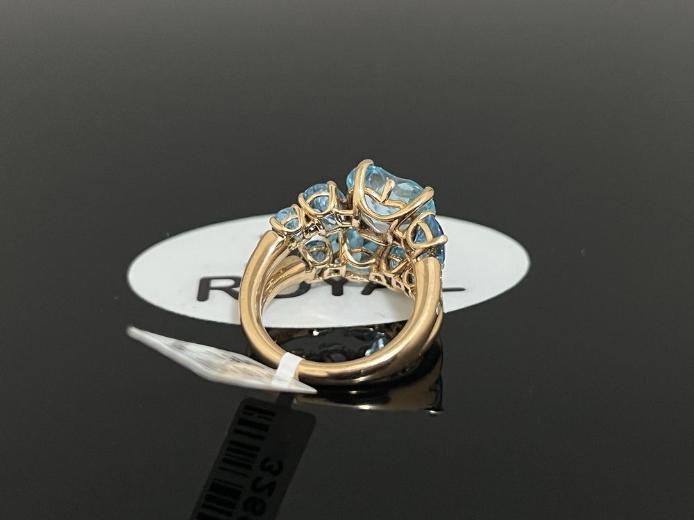 Bijuteria Royal CB : Inel dama aur 18k 9,96gr 10 diamante naturale