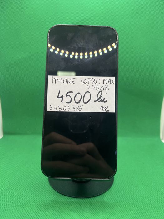 iPhone 16 Pro Max 256gb 98% •Amanet Lazar Crangasi•54363