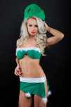 Costum Elf Palarie Outfit Sutien Fusta Bikini Clopotei Cosplay Sexy