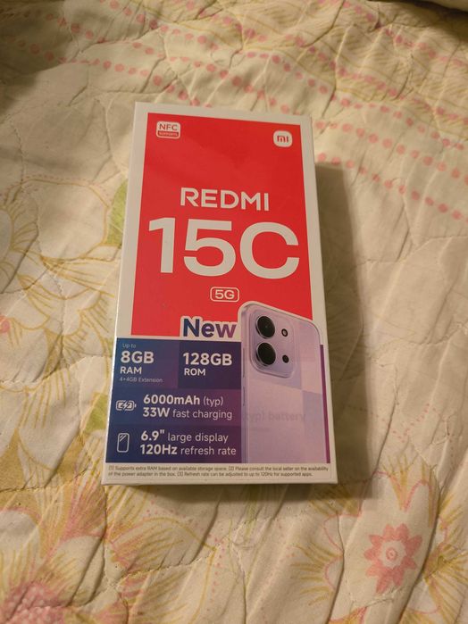 Redmi 15C фабрично запечатан