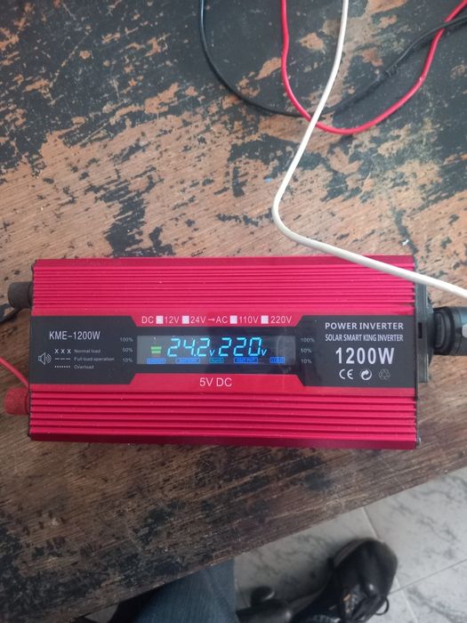Инвертор 24v,1200w