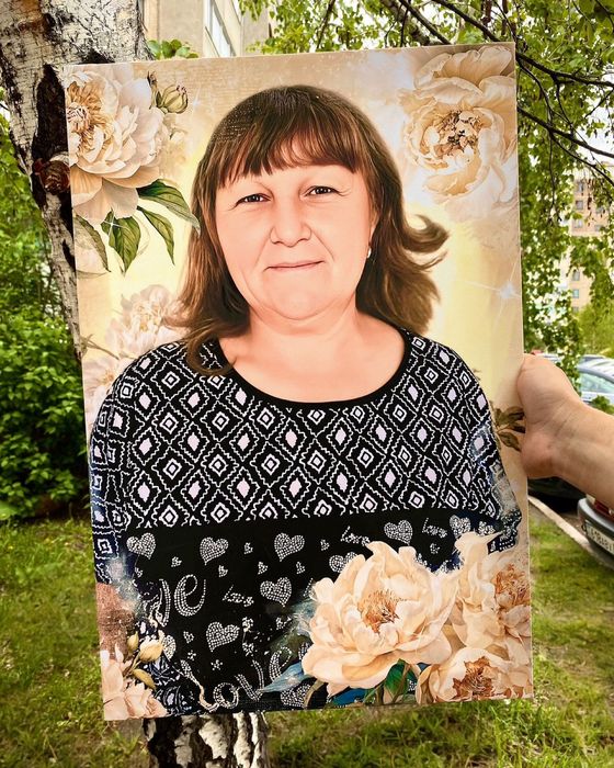 Картины Портреты на холсте Дрим арт Фотомозаика Подарок Фотография