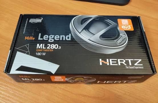 Hertz ML 280.3 tweeter почти новый без ремонт