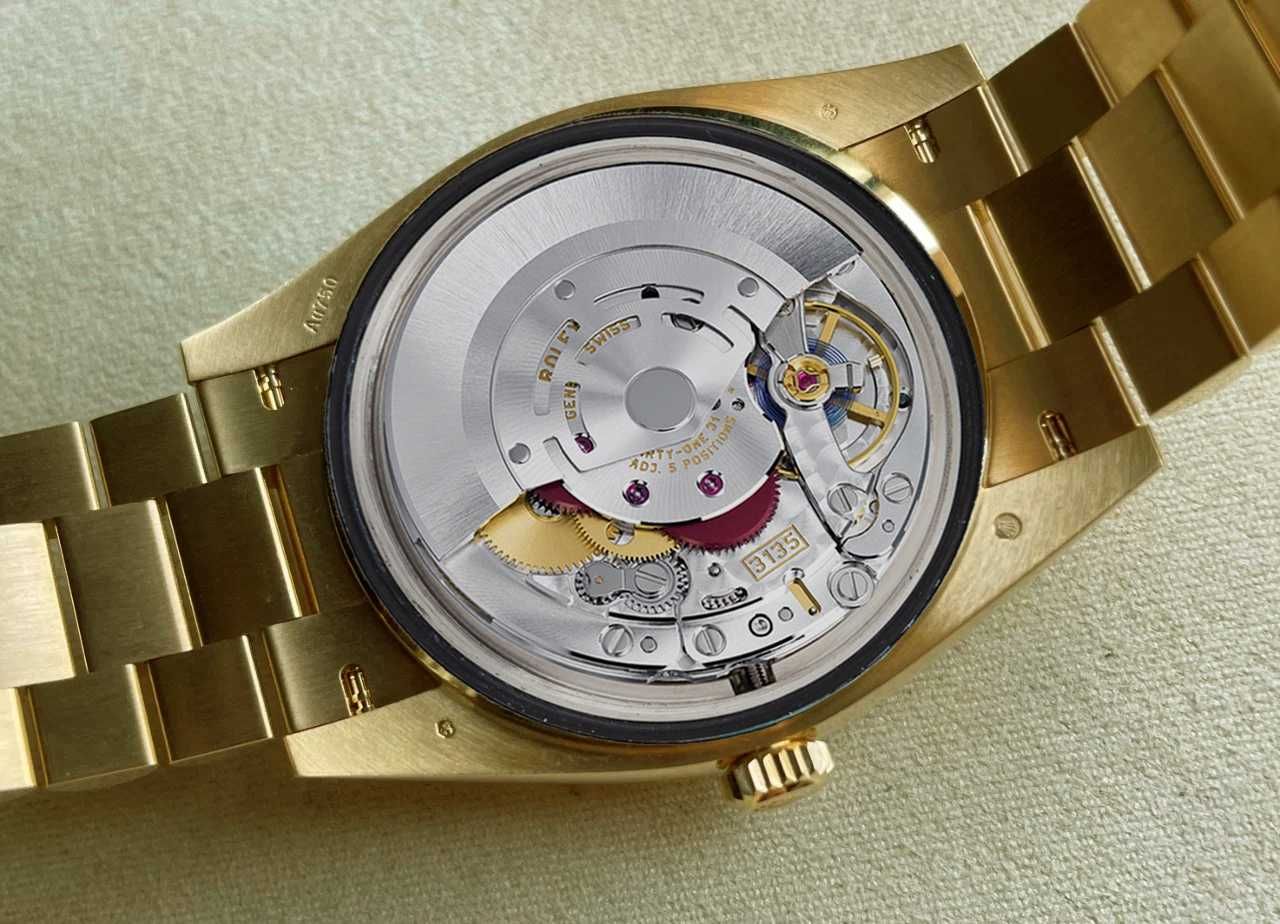 Rolex President Gold Green Day - Date