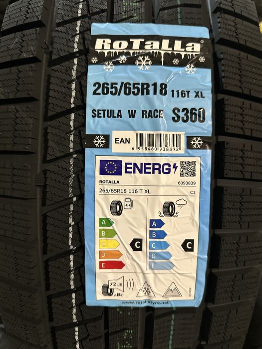 Нови Зимни Гуми ROTALLA S360 265/65R18 116T XL НОВ DOT 2656518