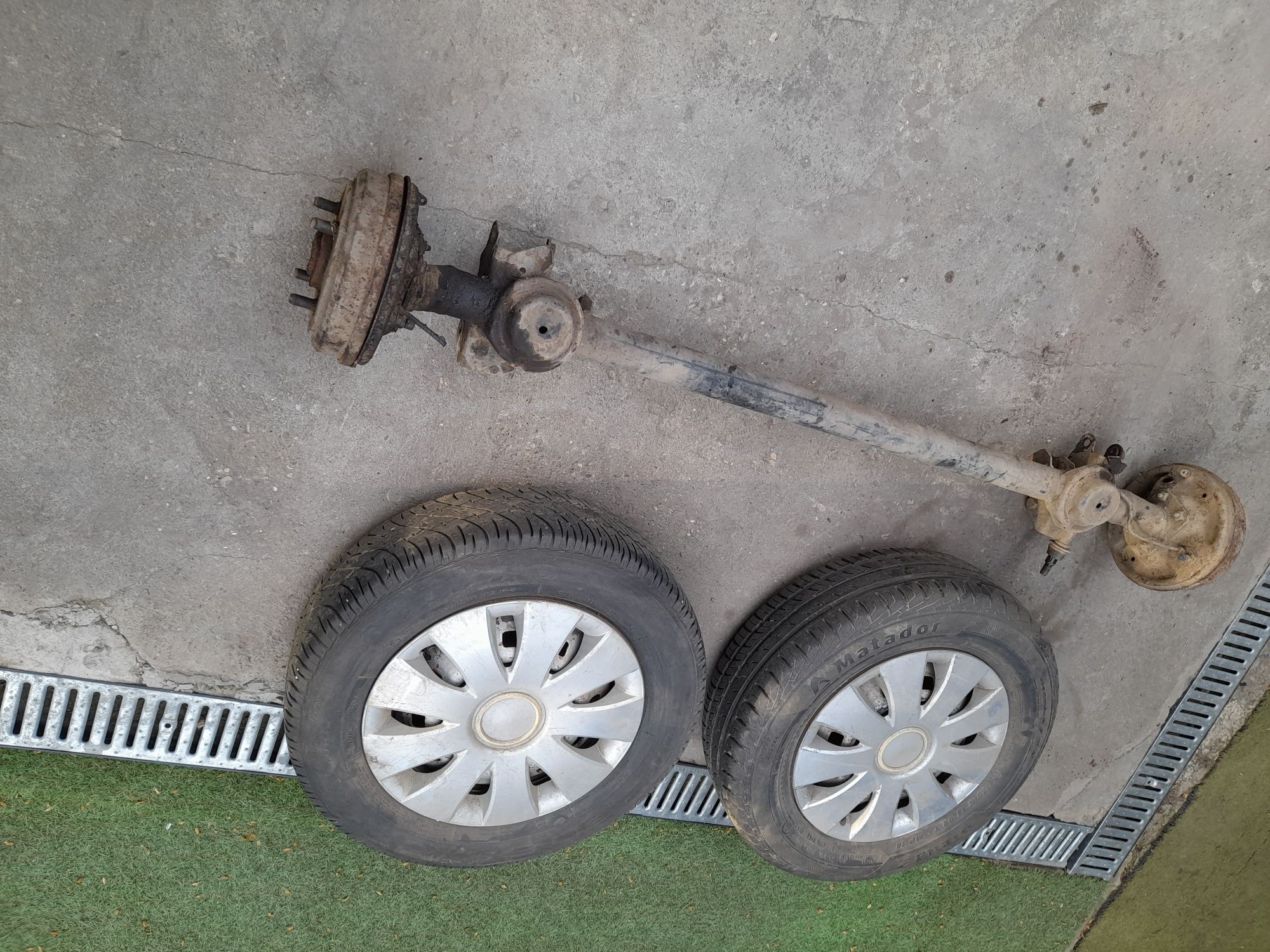 Punte de motocultor remorca combina  matiz tico agricola