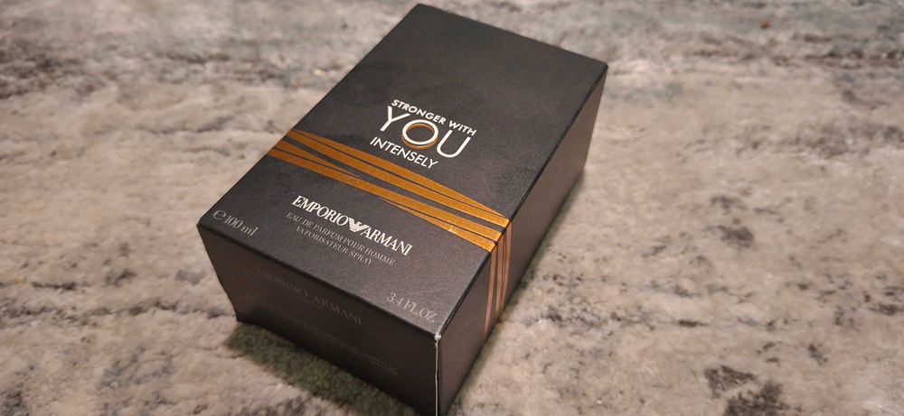 Parfum Armani - Stronger with you Intensely  100 ml , nou- in cutie