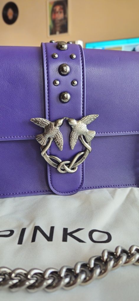 Pinko Love Purple tracolla чанта