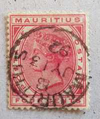 Timbre Röte Mauritius
