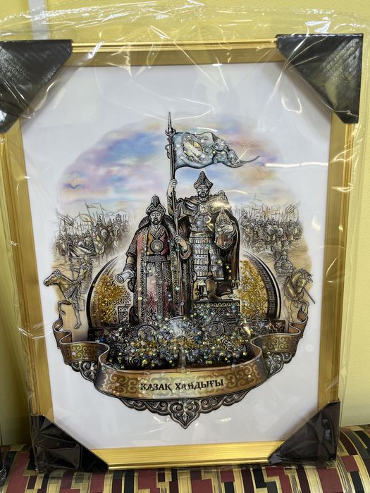 Картины национальные с камнями  , 40*30 см . Очень красивые