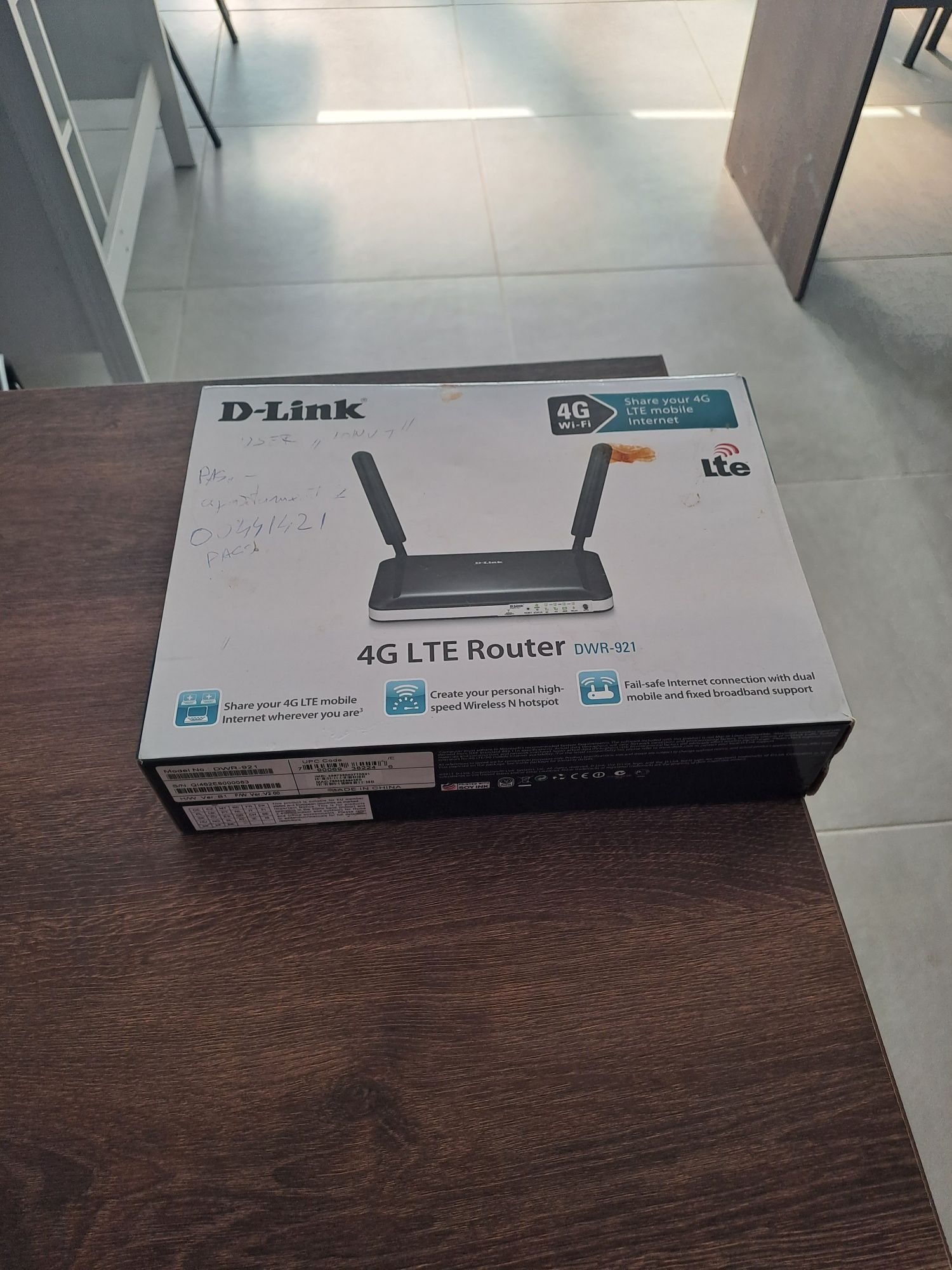 Vind router4G D-Link DWR-921