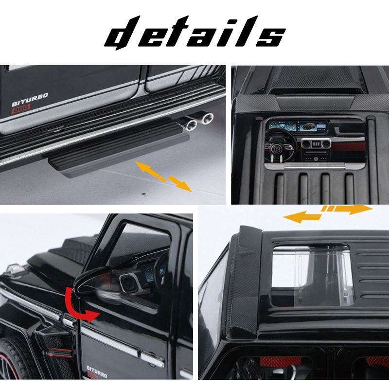 Macheta auto metalica BRABUS G800 scara 1:24