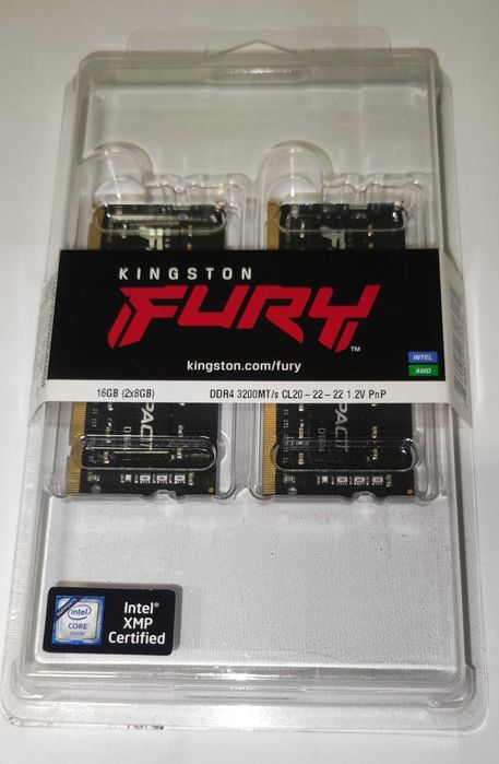 Memorie notebook Kingston FURY Impact, 16GB, DDR4, 3200MHz, CL20, 1.2v