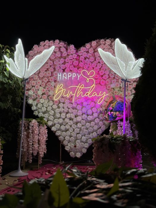 Арка happy brithday новый