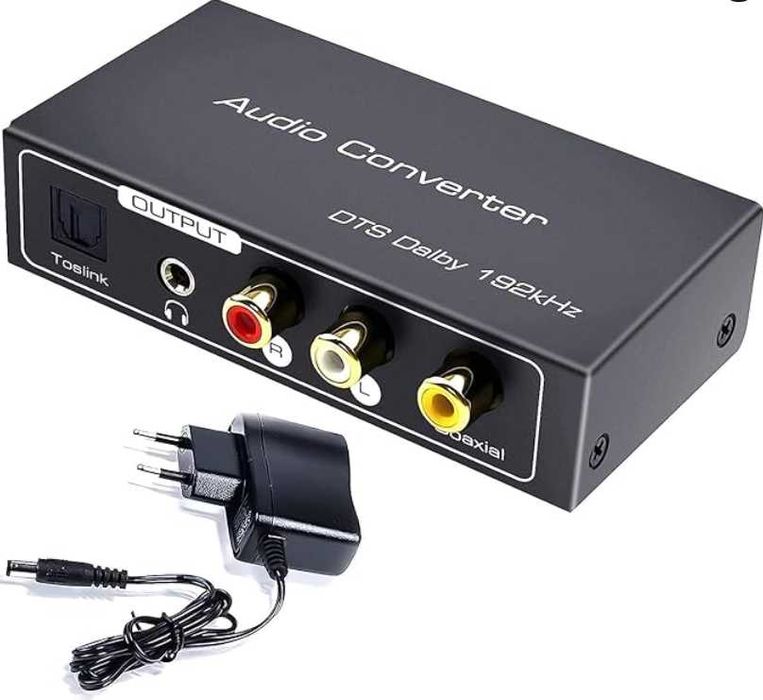 Extractor Audio HDMI 192KHz DAC Converter ARC Adaptor Audio Optic