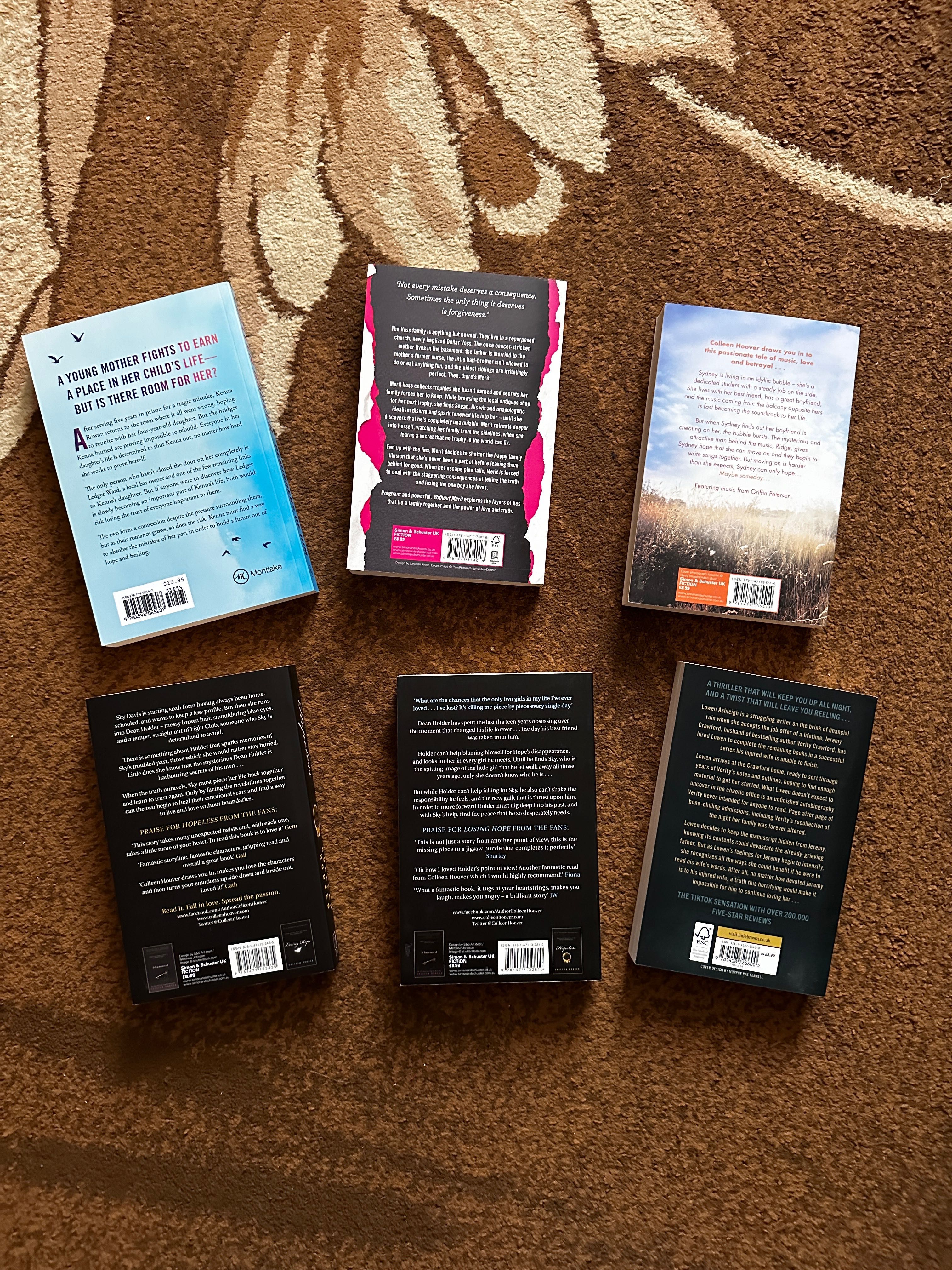 Книги на английски език от Colleen Hoover / Колийн Хувър