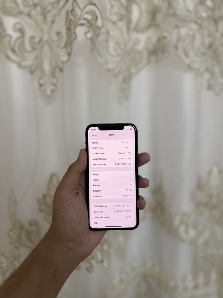 Iphone 11 pro idael 82%