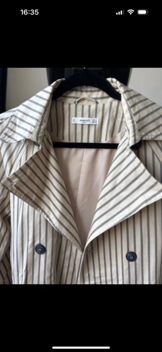 Trenci lung Mango S - bej