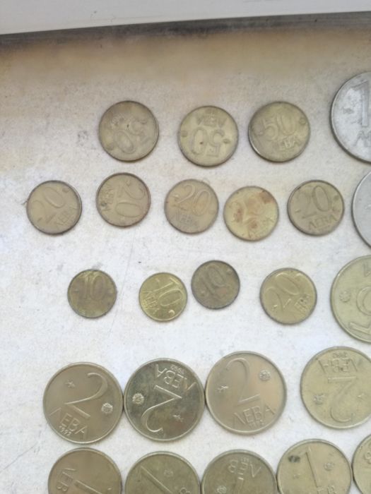 44бр стари монети емисия 1992/1997г.
