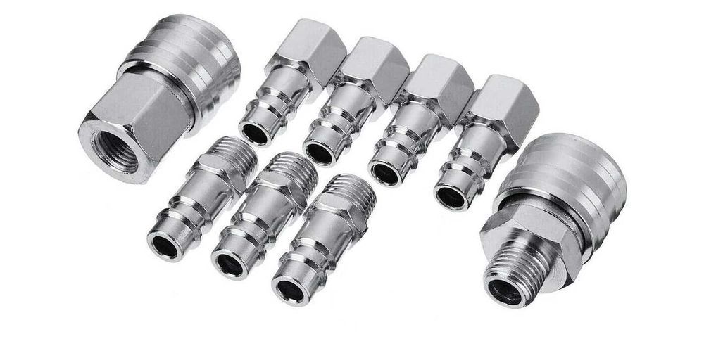 Set 9 Cuple Rapide Aer 1/4" BSP, Conectori Furtun Compresor