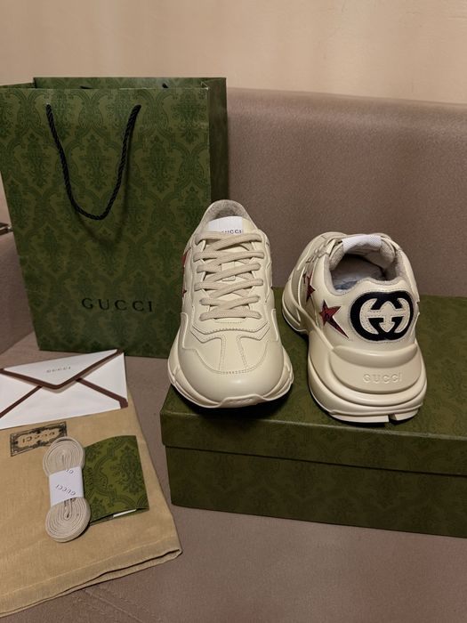 Adidasi Gucci Rython piele naturala  // Editie limitata