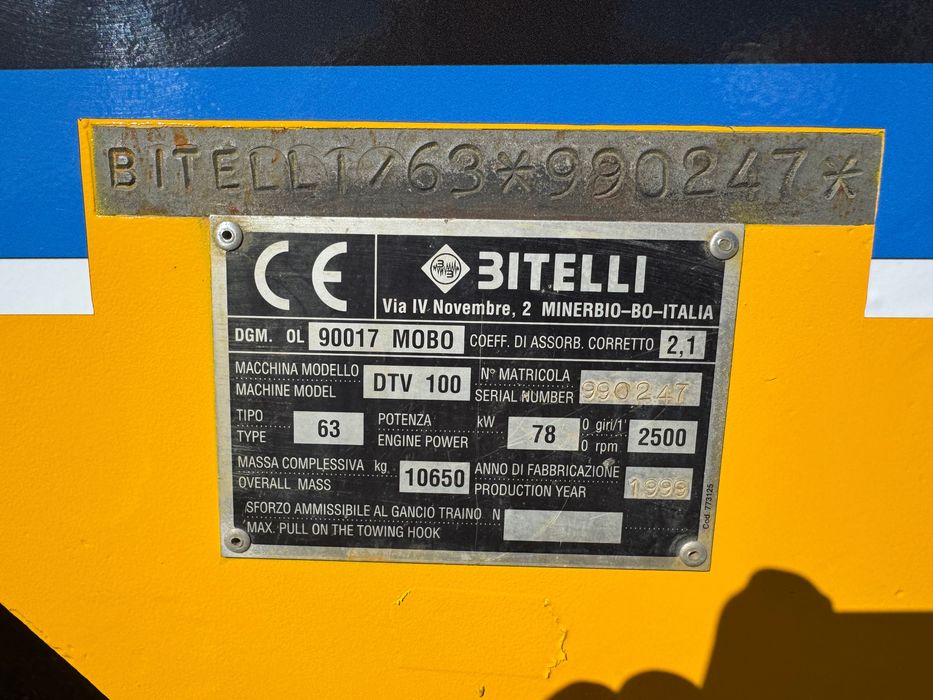 Cilindru compactor Bitelli ( Cat ) DTV100 Grifone 10T