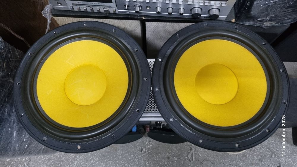 Difuzoare de bas Focal, 20cm,difuzoare excepționale 25cm/300w/8 ohmi