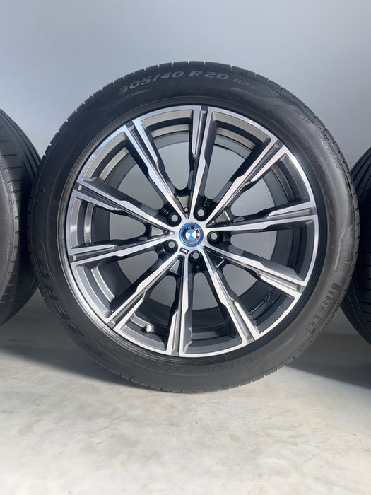 Jante Bmw X5 X6 R20 G05 G06 Originale 740M pirelli de vara 70%