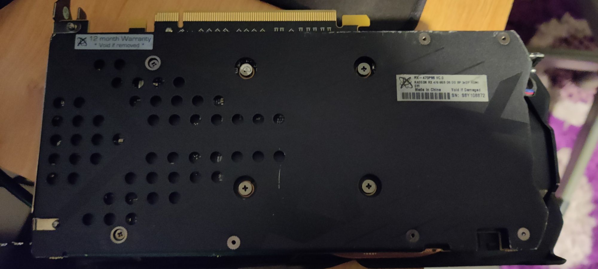 Placa video 8g defectă