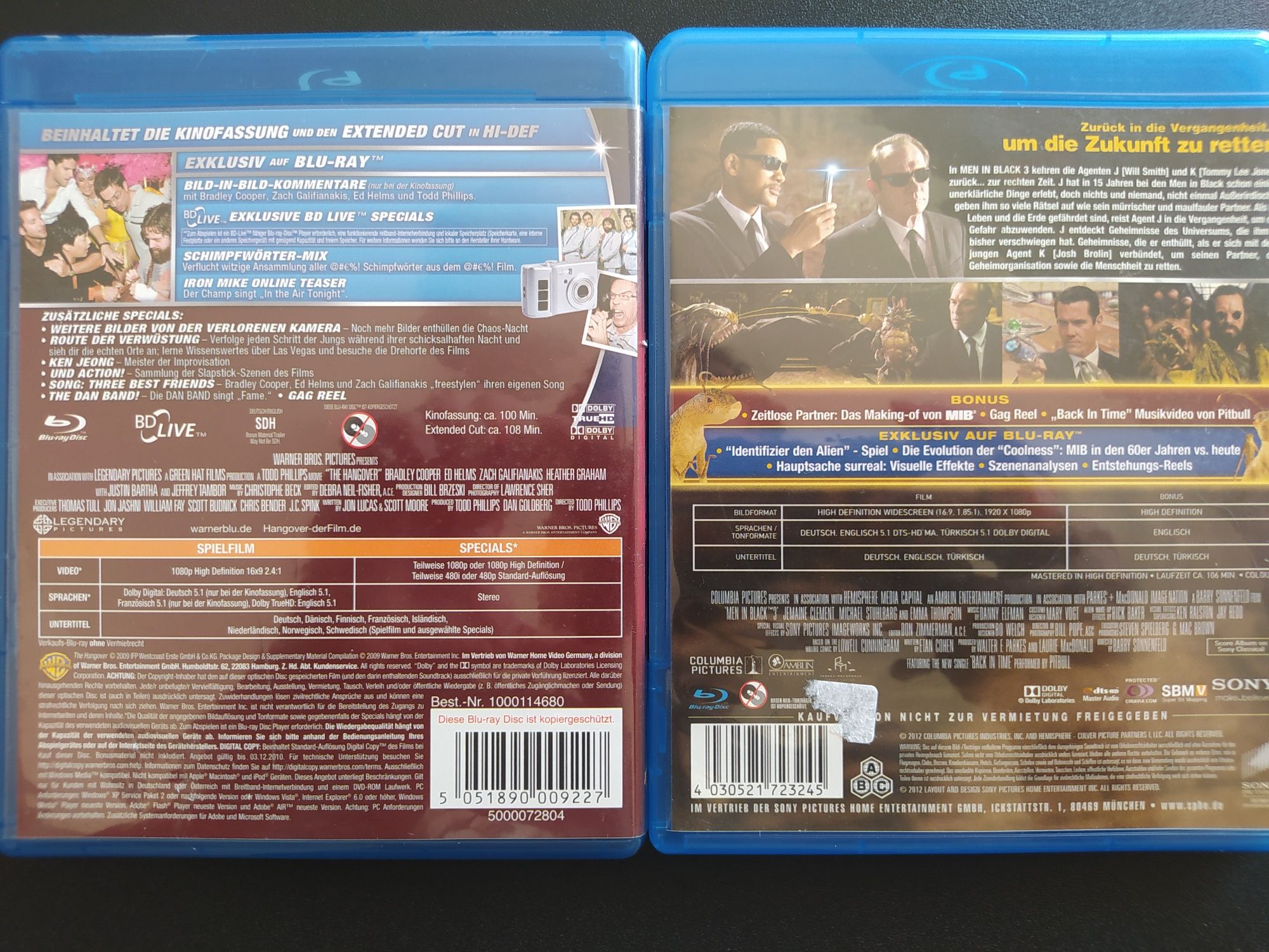 Blu-Ray филми Hangover & Men in black III