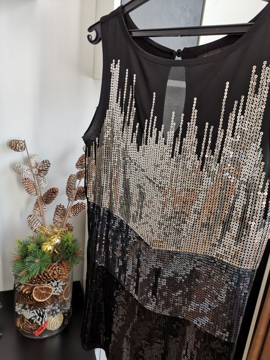 Блуза Mangо с пайети