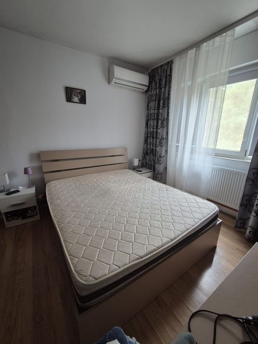 Pat 160×200 cuoare bej