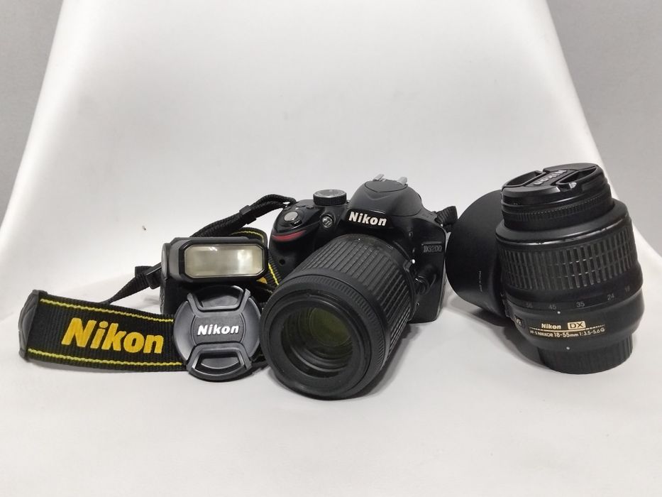 Nikon d3200 + 2 объектива