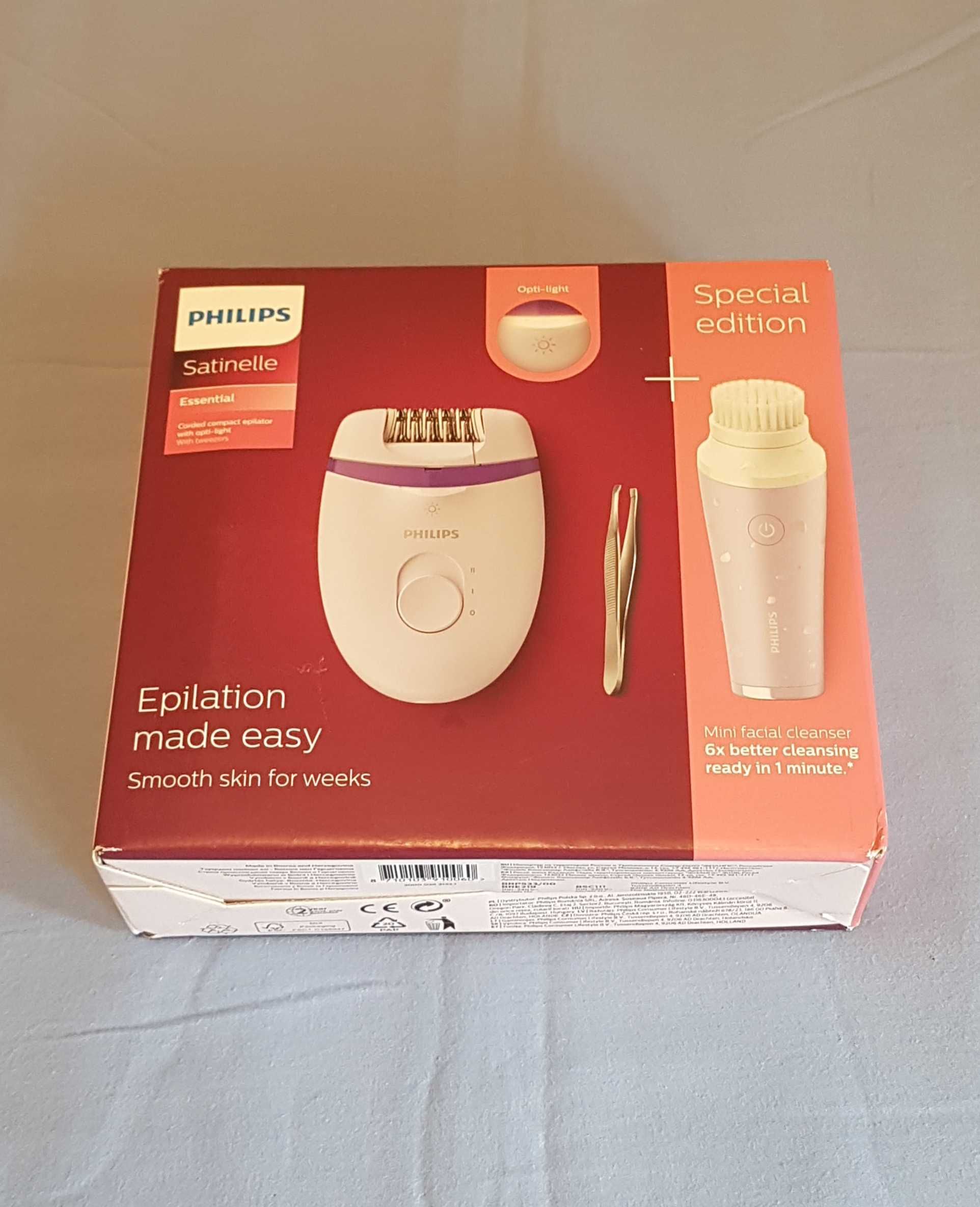 Set epilator Philips BRP533/00 cu perie de curatare faciala VisaPure