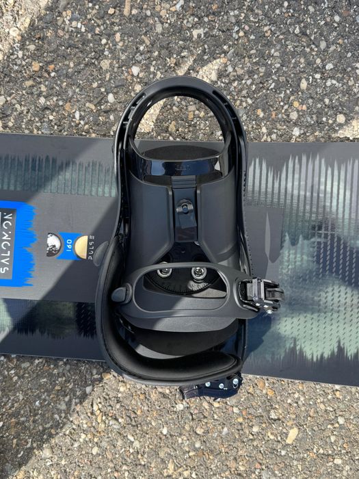 Placa snowboard Salomon + legaturi + husa transport/protectie placa