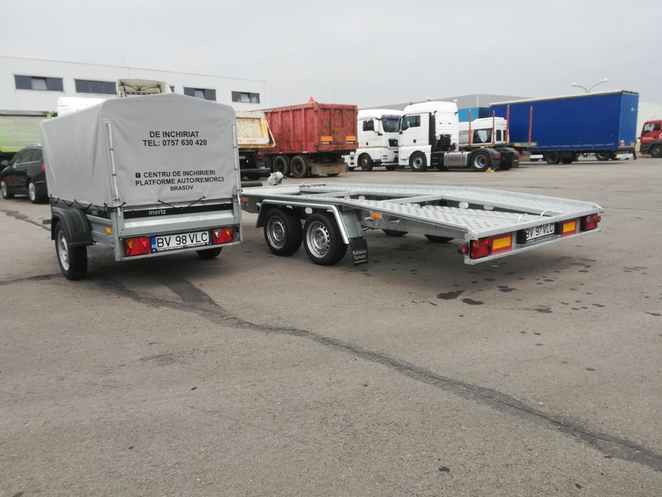 Inchiriere / inchiriez platforme auto si remorci usoare