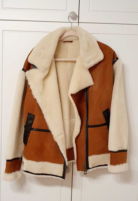 Haina cojoc din blana naturala NOUA, M