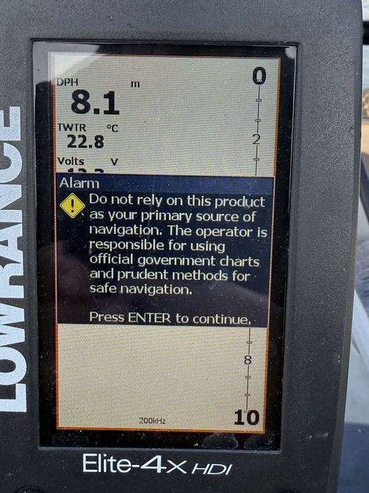 Sonar lowrance 4x elit hdi