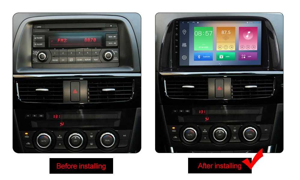 Navigatie Mazda CX5, 9 Inch, 2GB RAM 32GB ROM, Android 13