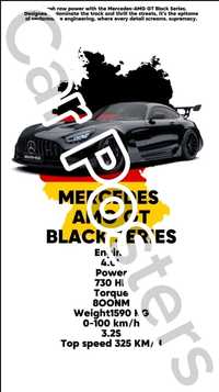 Poster Mercedes AMG GT Black Series !!CITESTE DESCRIEREA!!