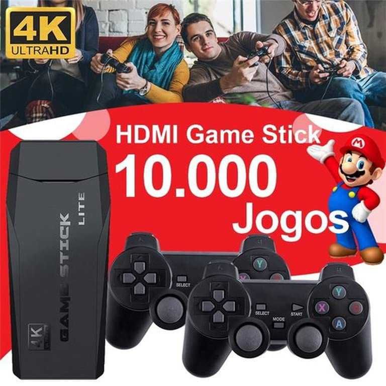 2.4G безжичен контролер Game-Pad TV Video Game Stick 4K Ultra HD Game