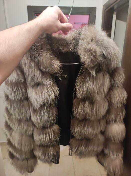 Blana Naturala Vulpe Argintie