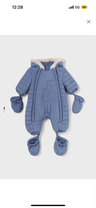 Бебешки зимен гащеризон за момче Mayoral с етикет